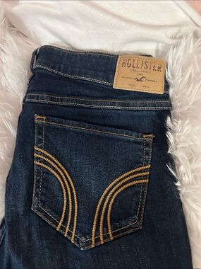 Hollister Women's Dark Indigo Skinny Jeans
